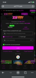 ZS777 Game APK Download (New Earning App in Pakistan) 2